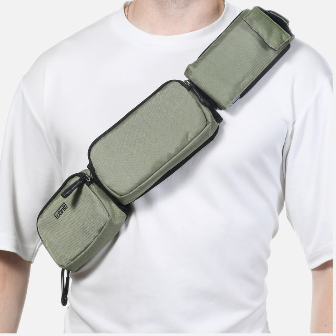 Passport Pro MOD2 Main Product Studio Model Core 3 pouches - #color_green