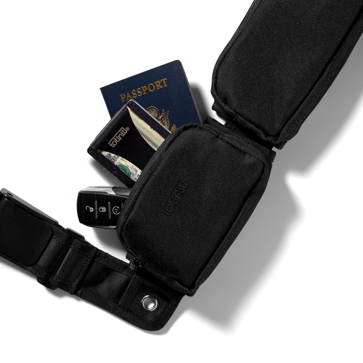 Unisex Cross Body Sling Bag - totinit Passport Pro Edition