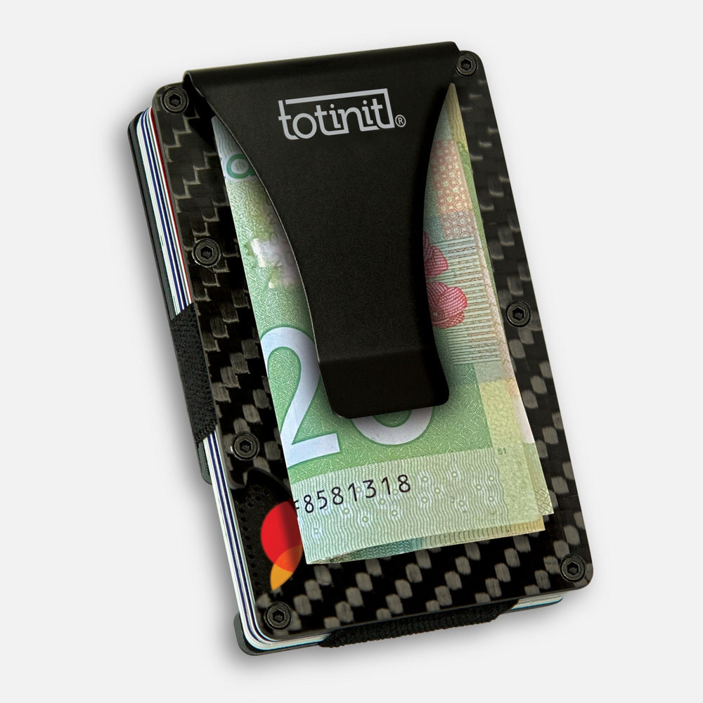 Carbon Fiber RFID Wallet - totinit Vault CF RFID wallet - totinit