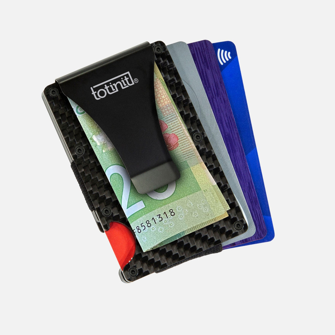 totinit Vault Track - it Carbon Fiber Wallet with Bottle Opener - totinit