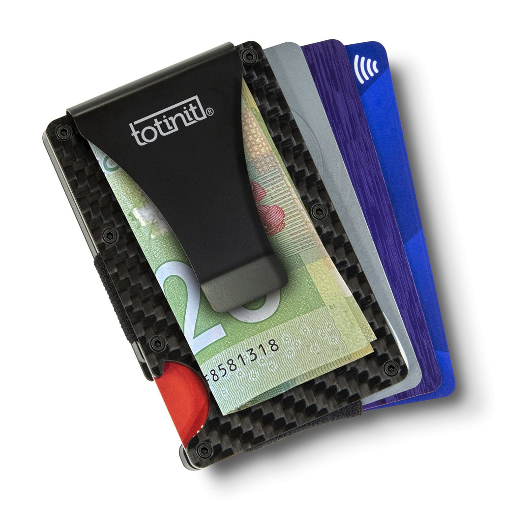 totinit Vault Track - it Carbon Fiber Wallet with Bottle Opener - totinit